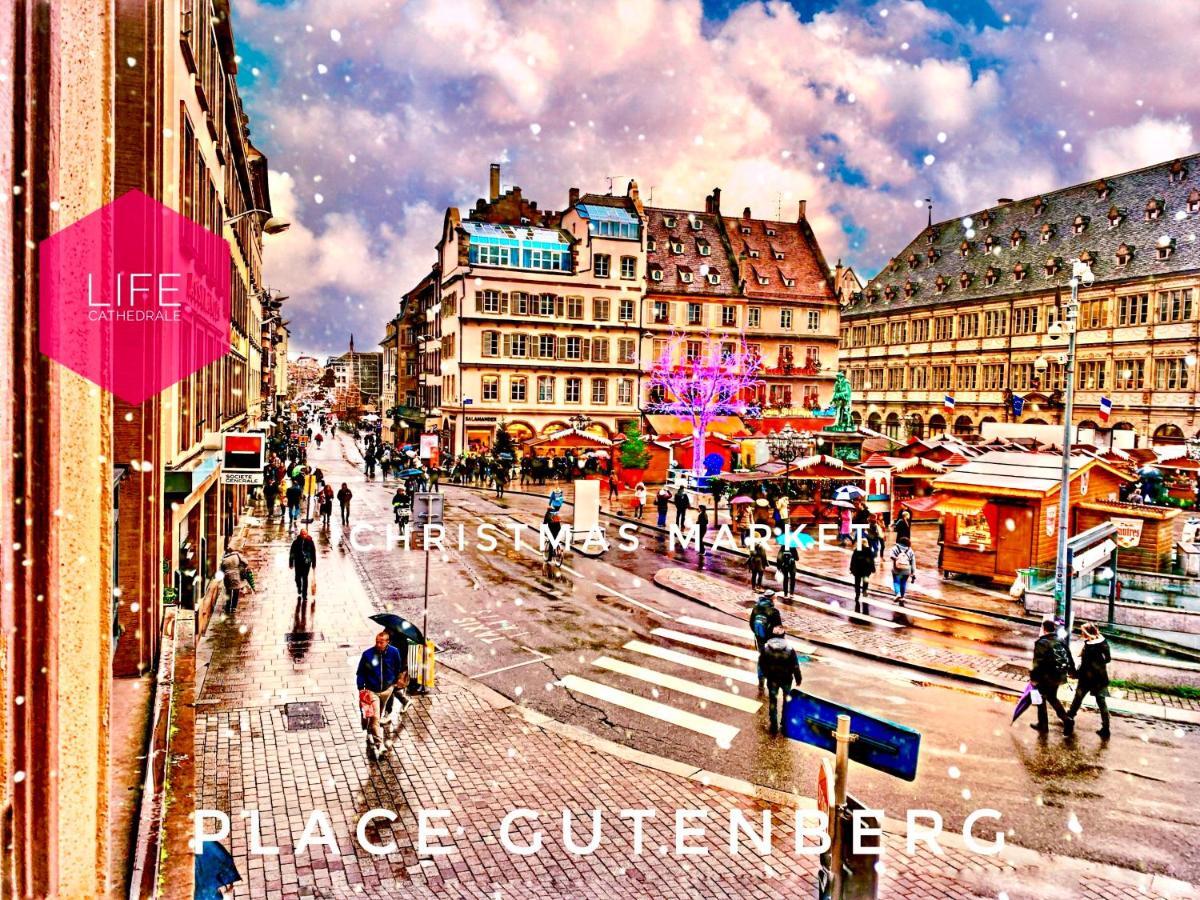 Life Cathedrale City-Center Place Gutenberg Estrasburgo Exterior foto